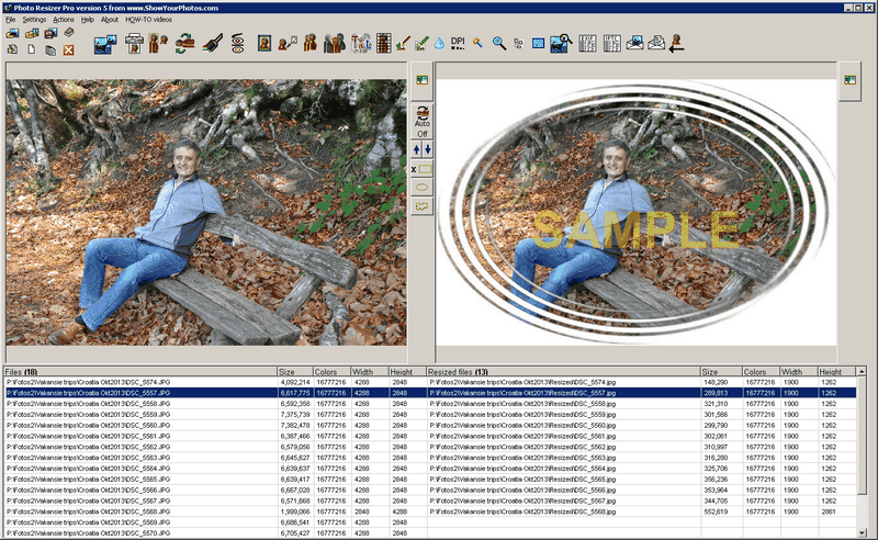 Photo Resizer Pro 5.5 screenshot